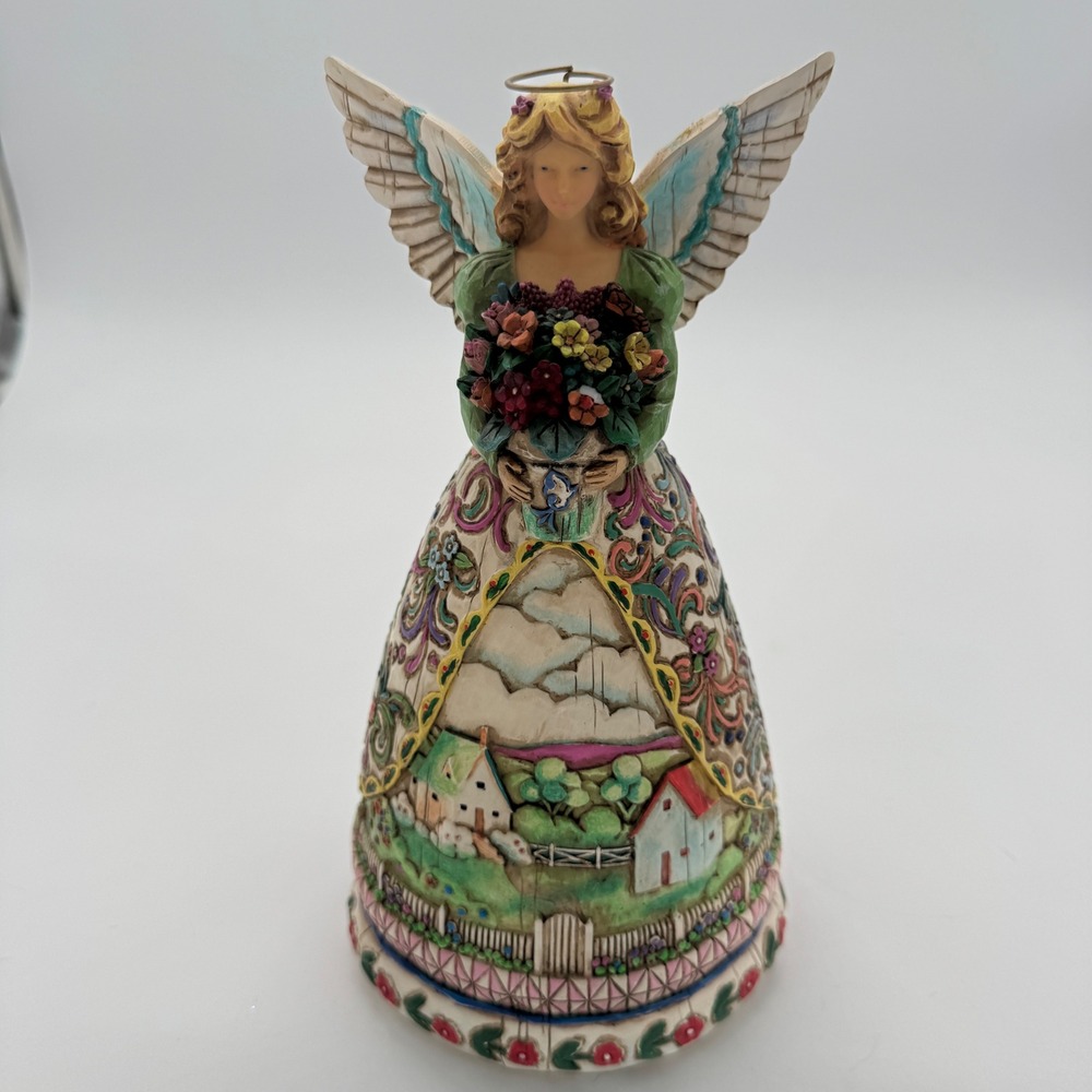 Jim Shore Heartwood Creek New Beginnings Angel Figurine 2004 B117674 Enesco